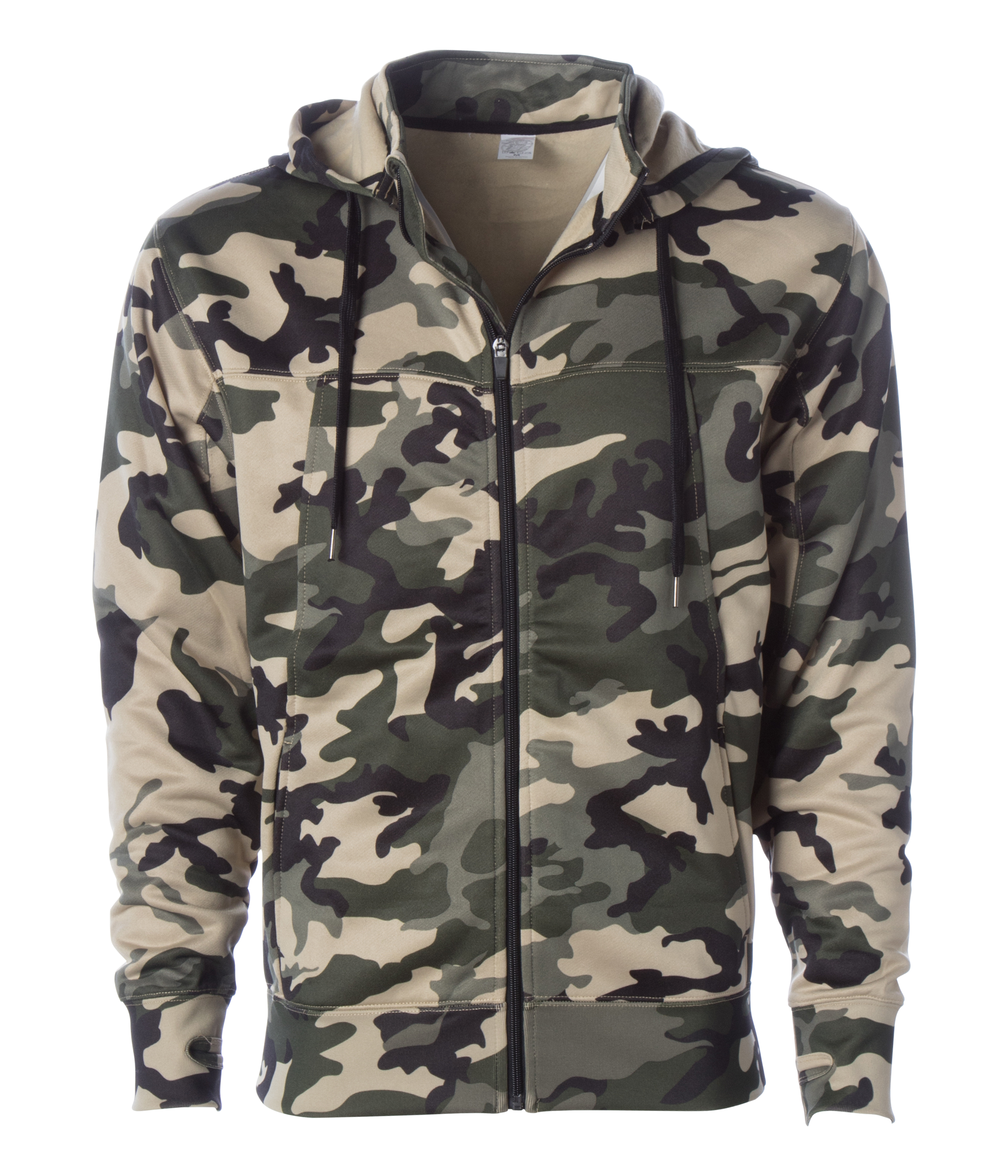 EXP80PTZ - Poly-Tech Zip Hooded Sweatshirt