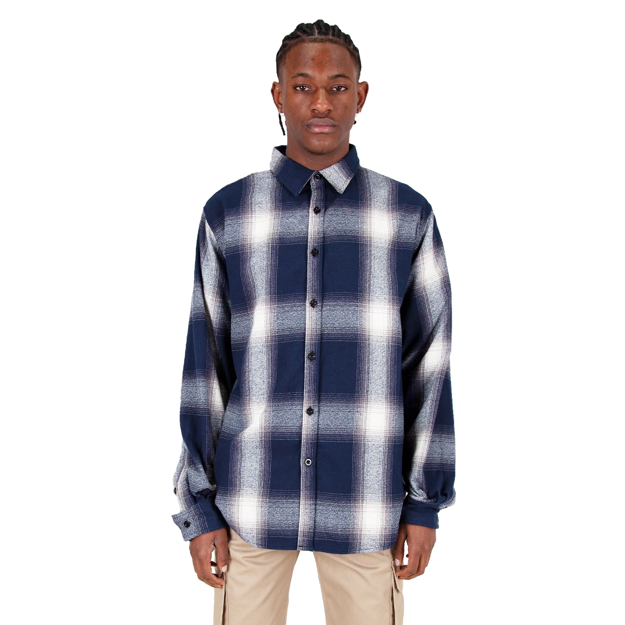 Plaid Flannel Overshirt