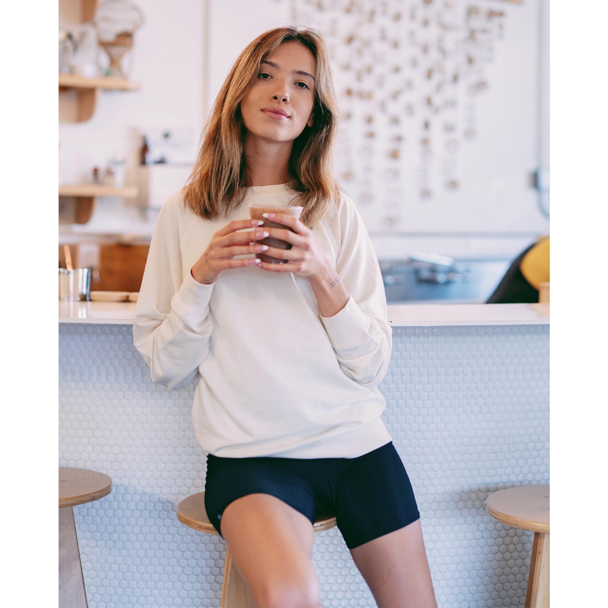 SS1000C - Unisex Lightweight Loopback Terry Crew