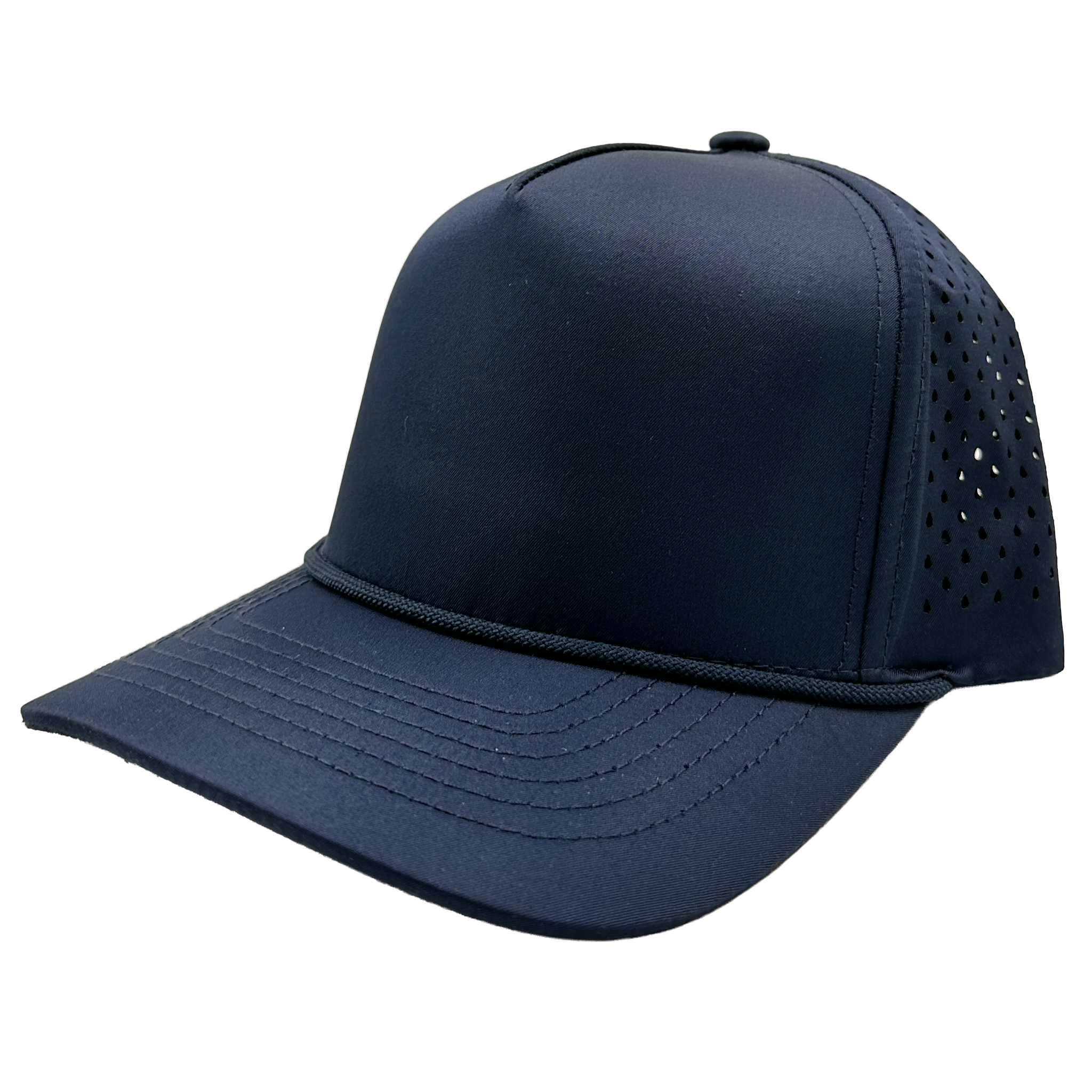 GNV-DT724P - 5 Panels Droplets W/String Curved Bill