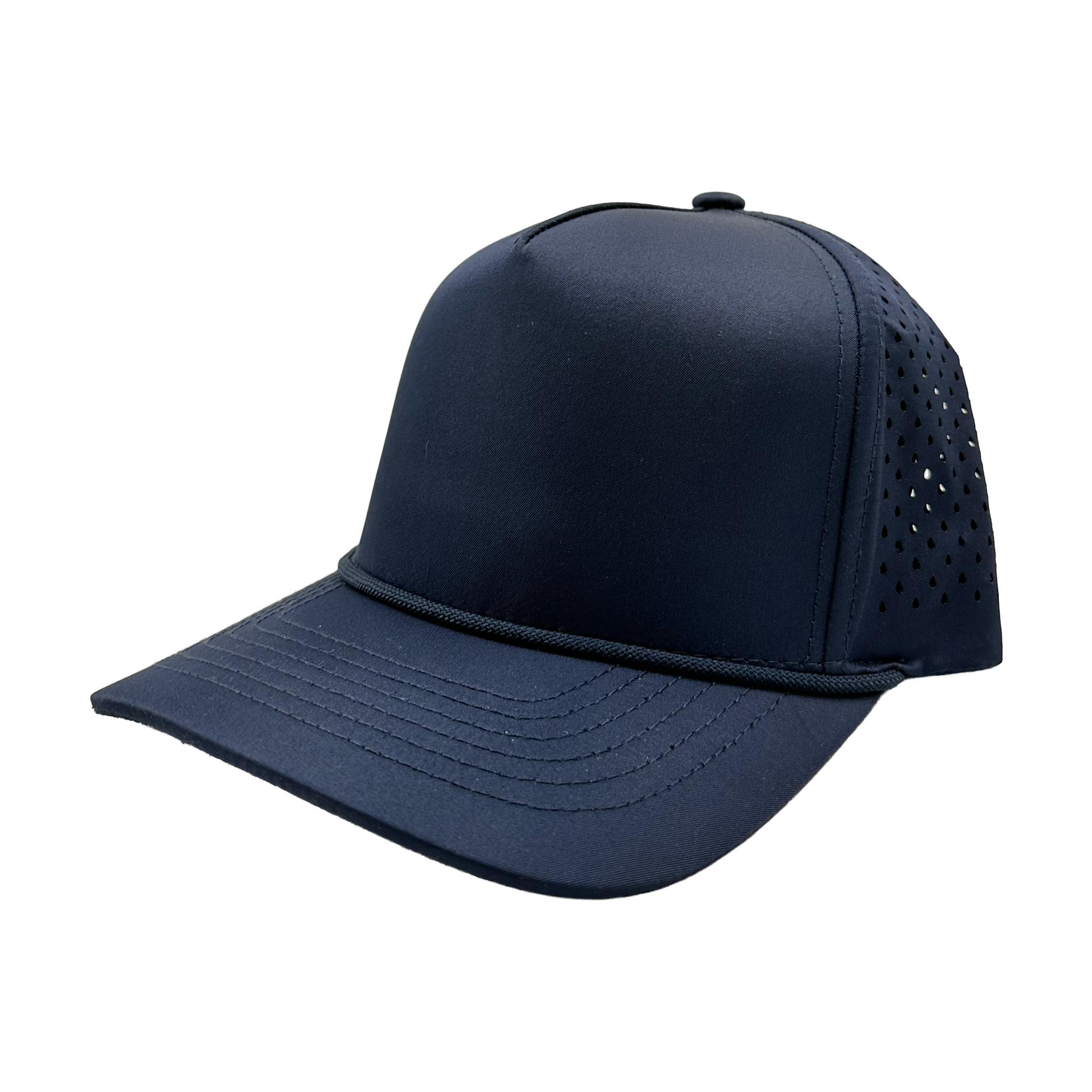 GNV-DT724P - 5 Panels Droplets W/String Curved Bill