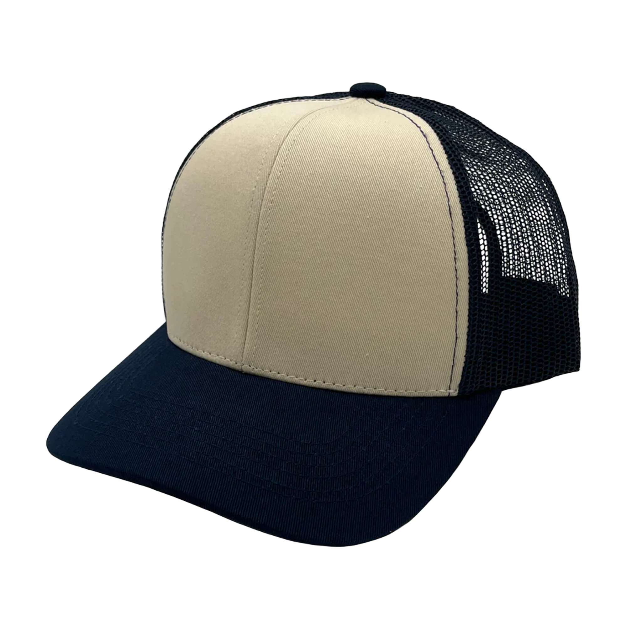 GNV-003M - Premium Pro Style 6 Panels Mesh Trucker Cap