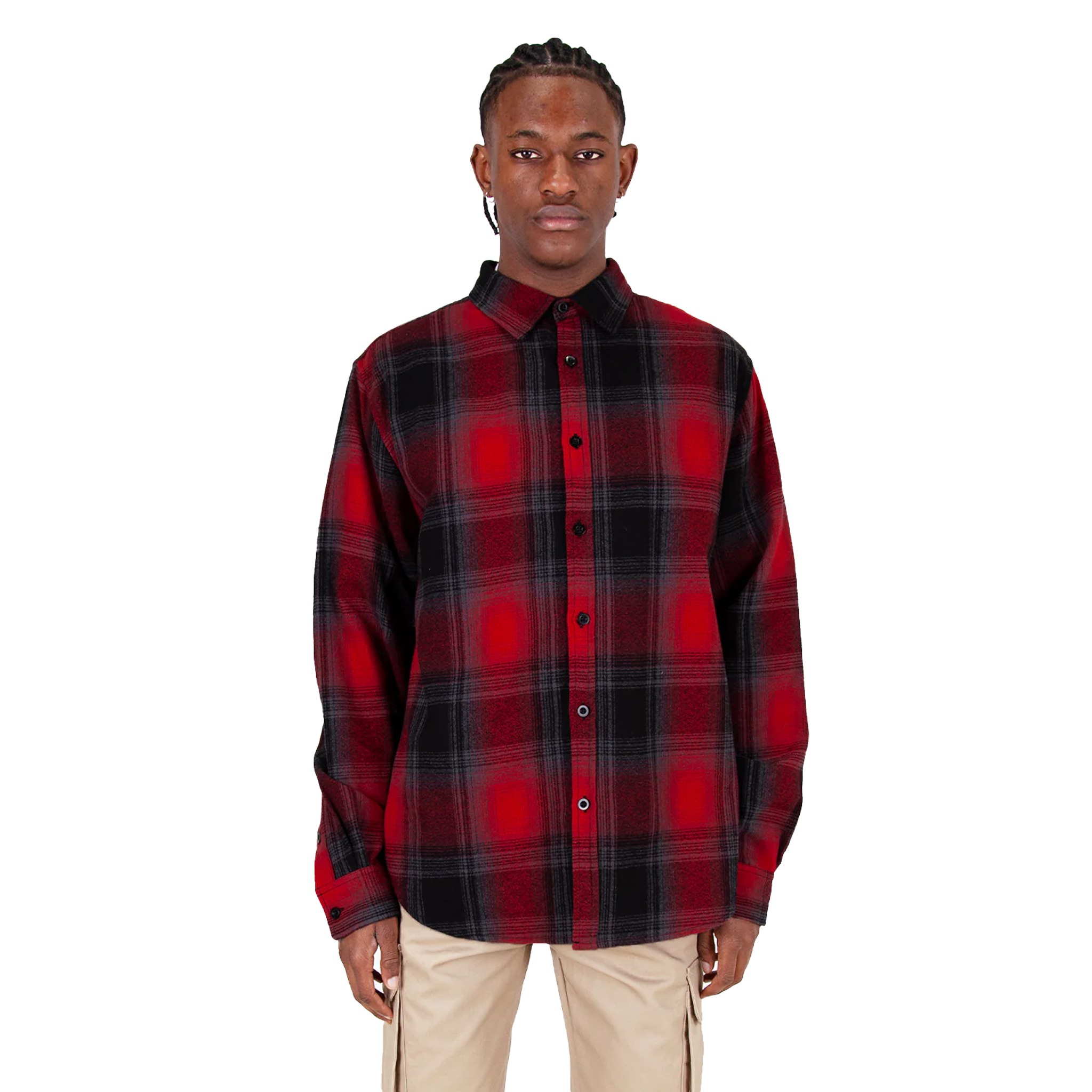 Plaid Flannel Overshirt