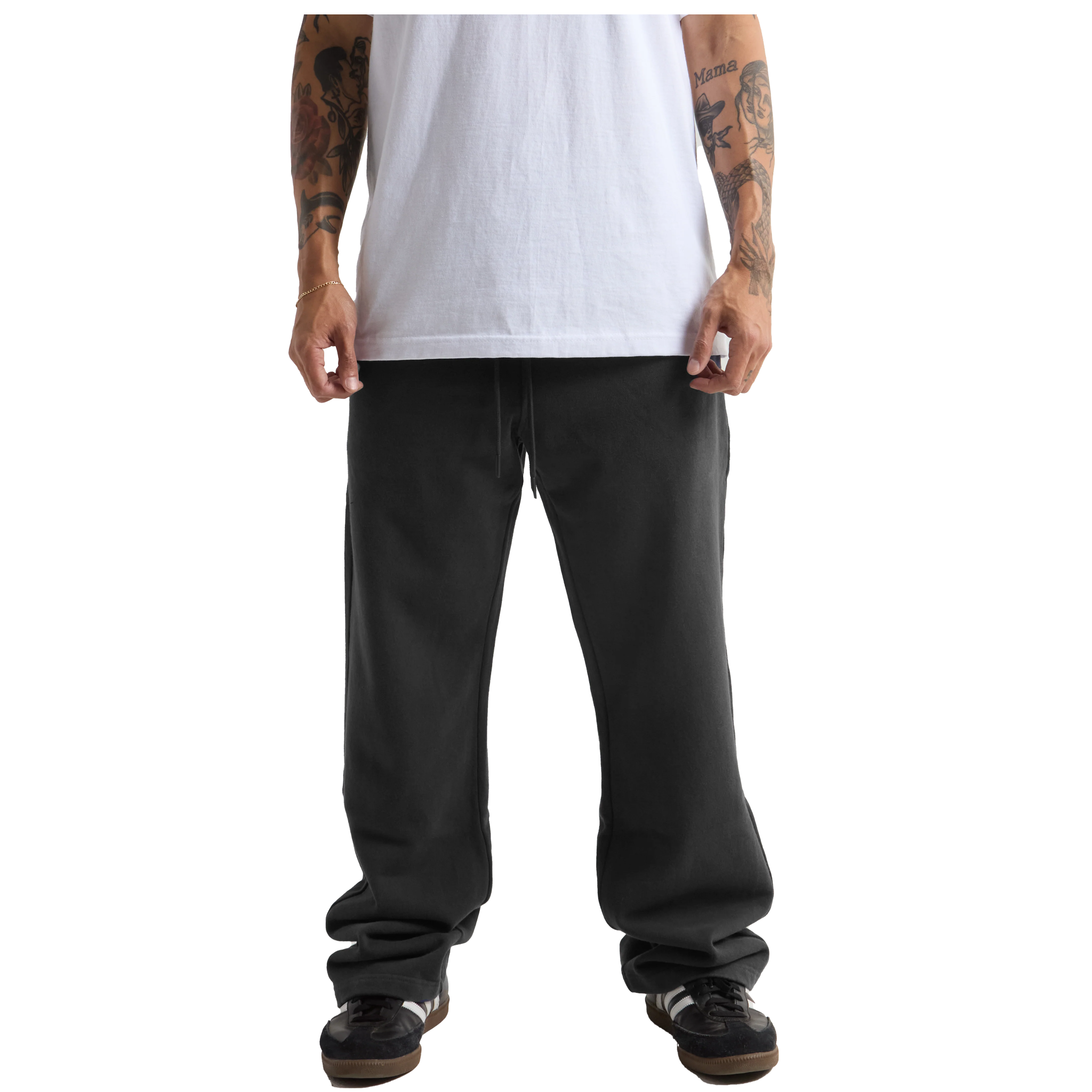 Garment Dye Straight Leg Baggy Sweatpants - 13.5 oz