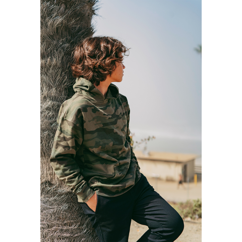 SS4001Y - Youth Midweight Pullover Hooded Sweatshirt