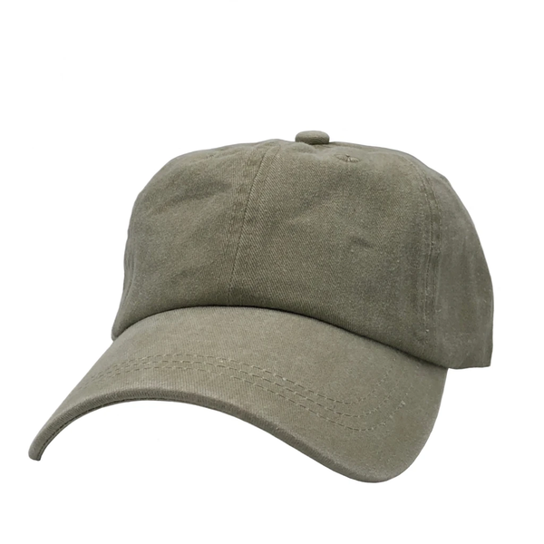  Cotton Pigment Dyed Twill Cap - Full Color Patch
