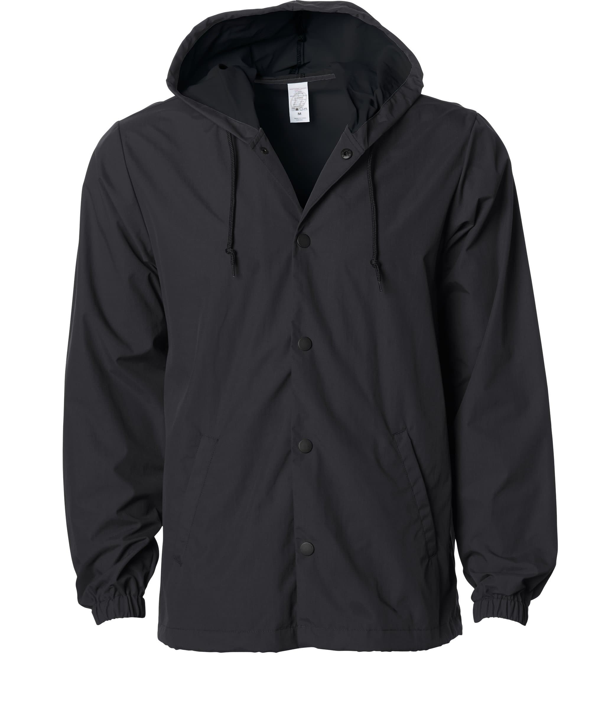 EXP95NB - Water Resistant Hooded Windbreaker Coaches Jacket