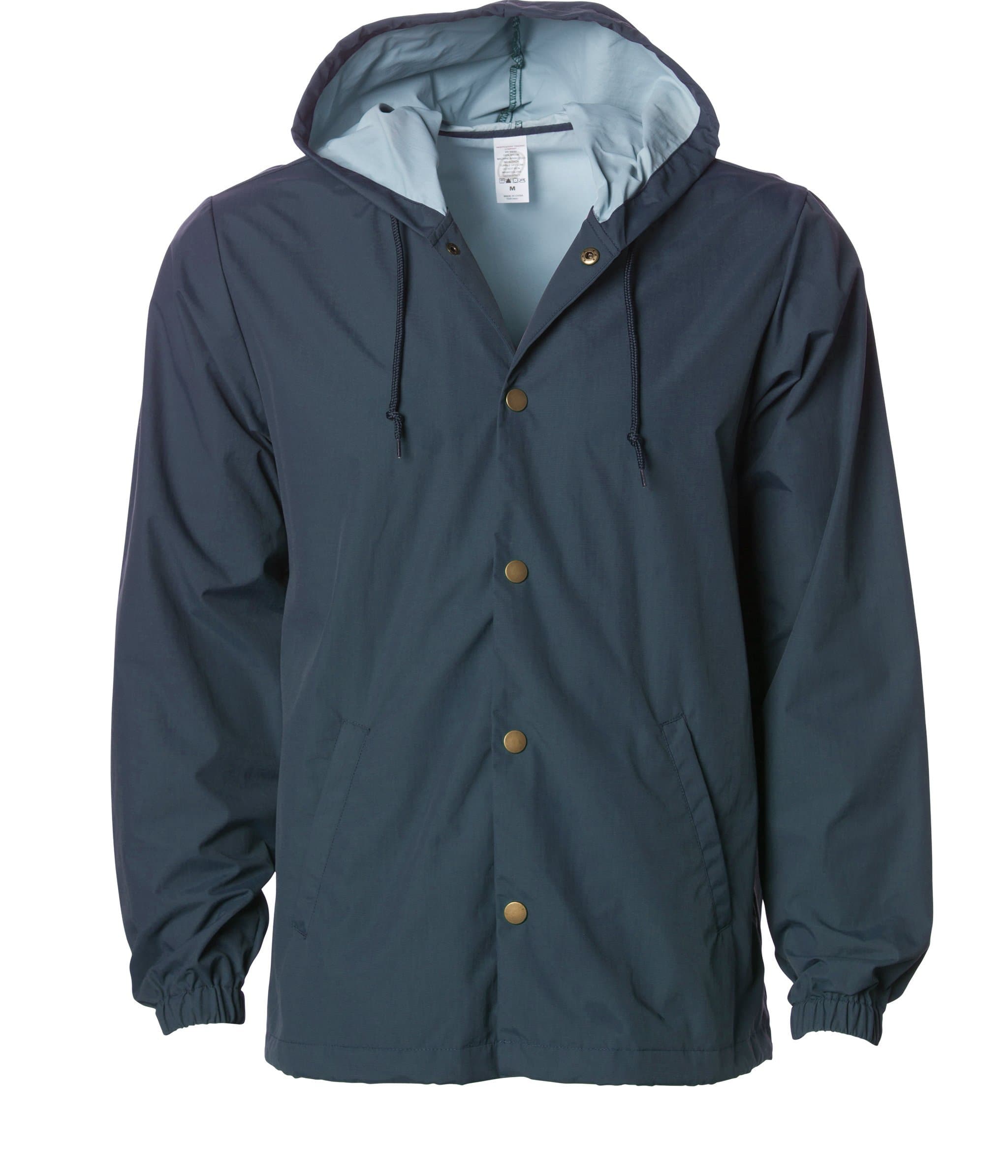 EXP95NB - Water Resistant Hooded Windbreaker Coaches Jacket