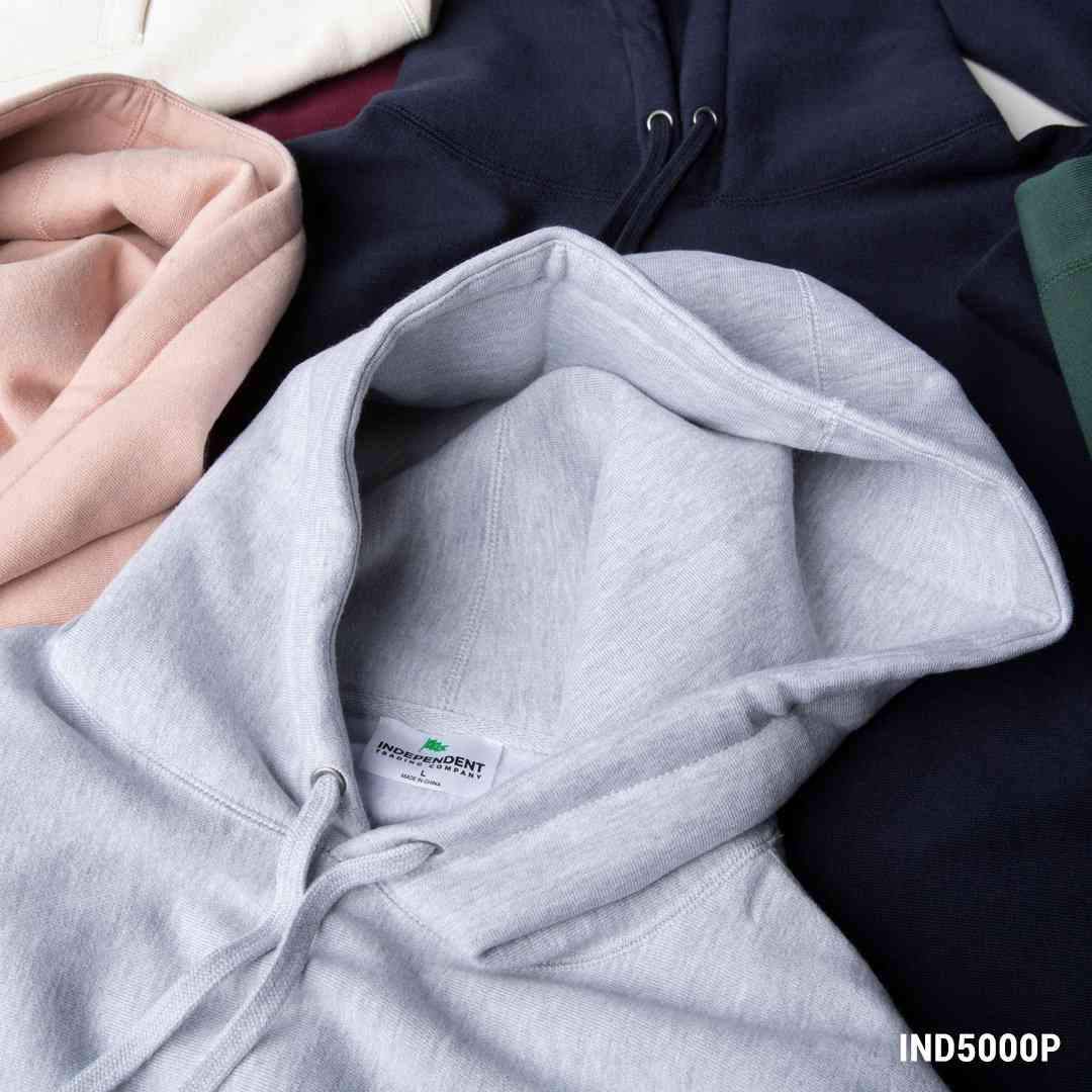 IND5000P - Men's Premium 450GM Heavyweight Cross-Grain Hoodie
