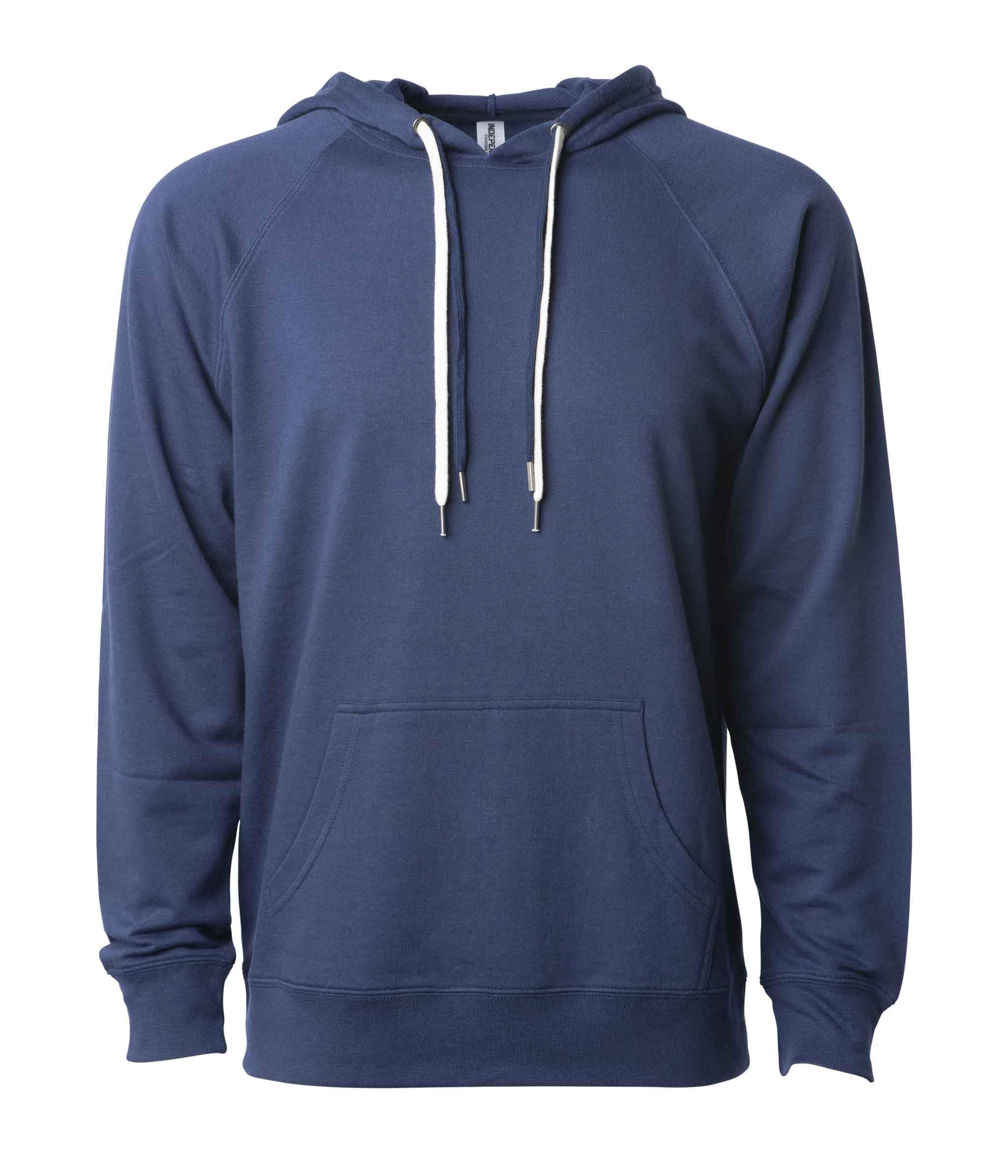 SS1000P - Unisex Lightweight Loopback Terry Hooded Pullover