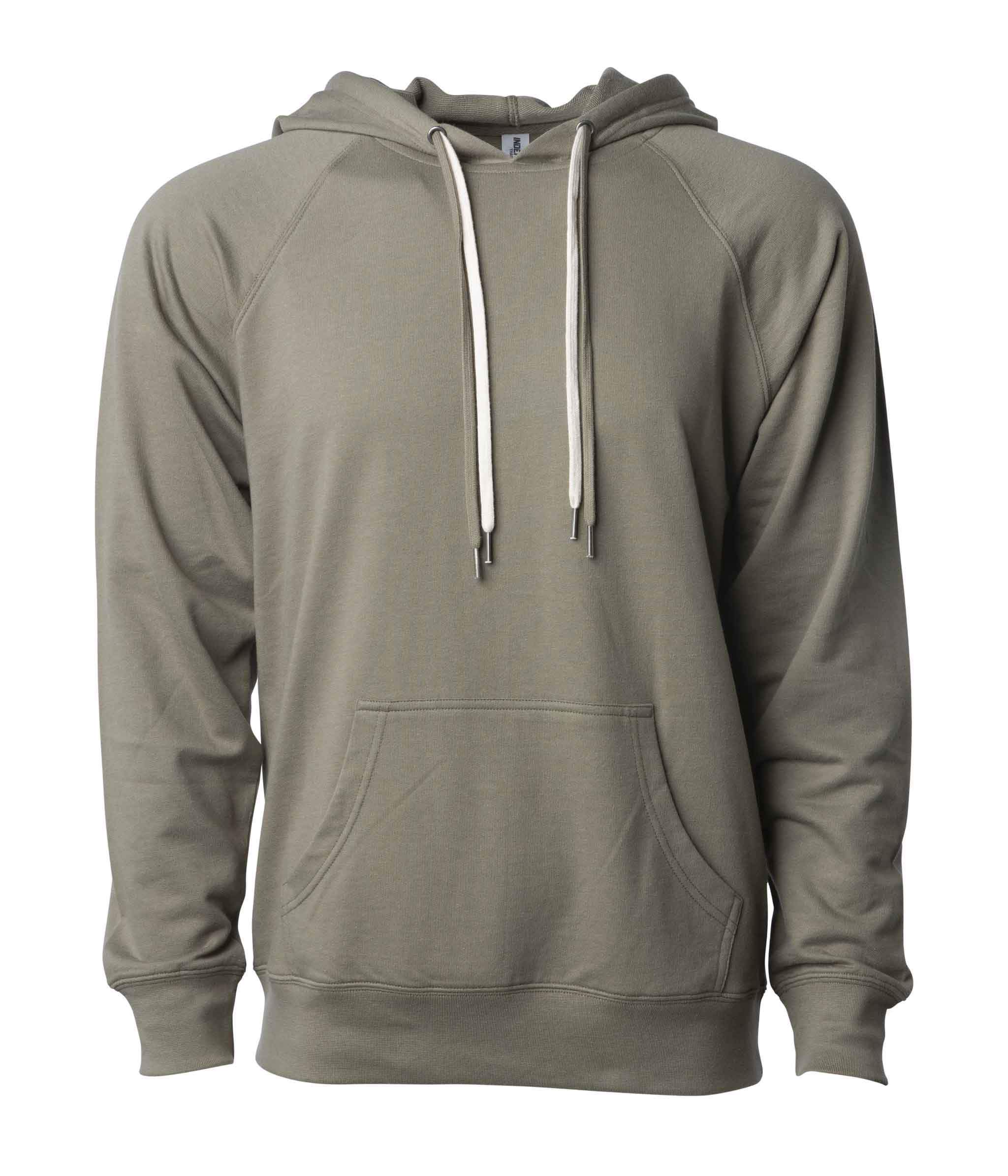 SS1000P - Unisex Lightweight Loopback Terry Hooded Pullover