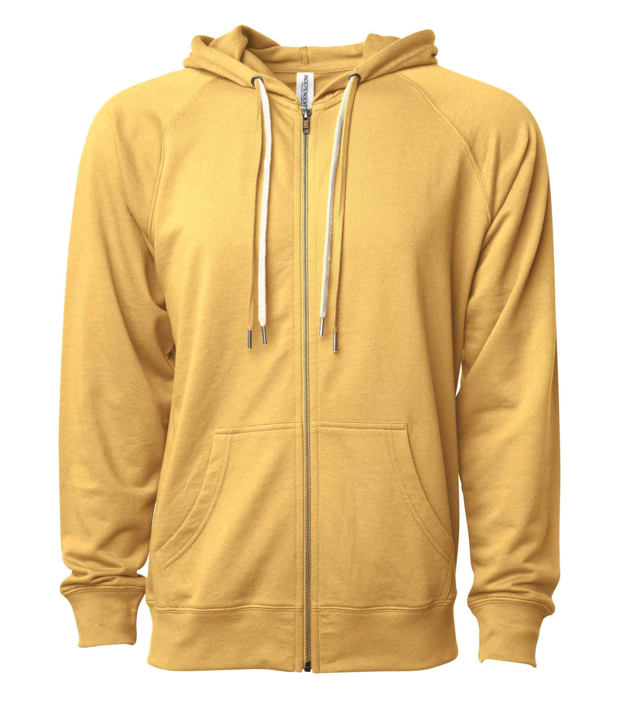 SS1000Z - Unisex Lightweight Loopback Terry Ziphood