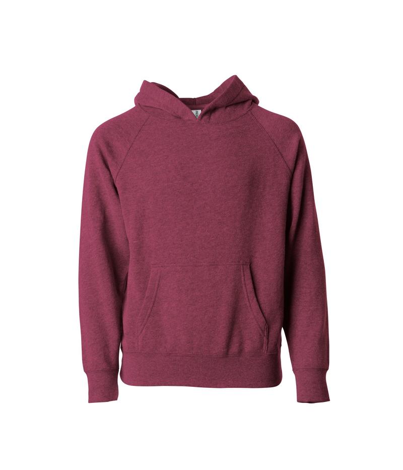 PRM10TSB - Toddler Lightweight Special Blend Raglan Hooded Pullover