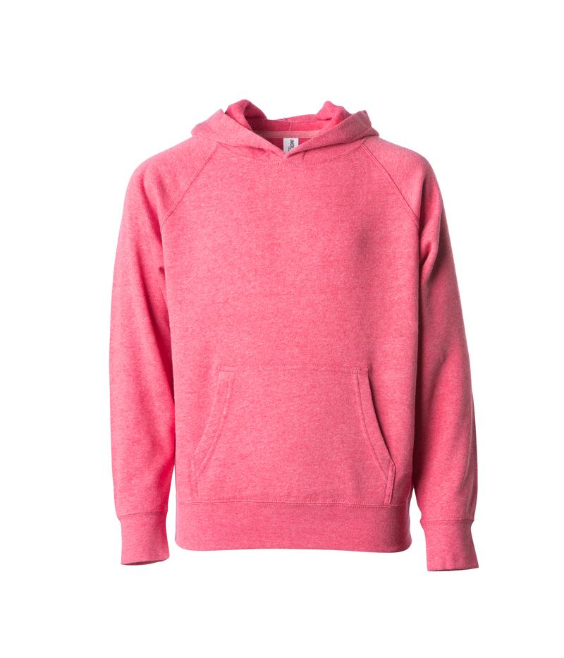 PRM10TSB - Toddler Lightweight Special Blend Raglan Hooded Pullover