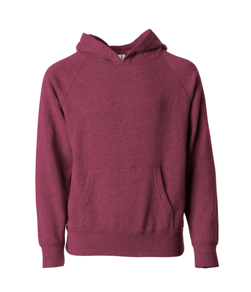 PRM15YSB - Youth Lightweight Special Blend Raglan Hooded Pullover
