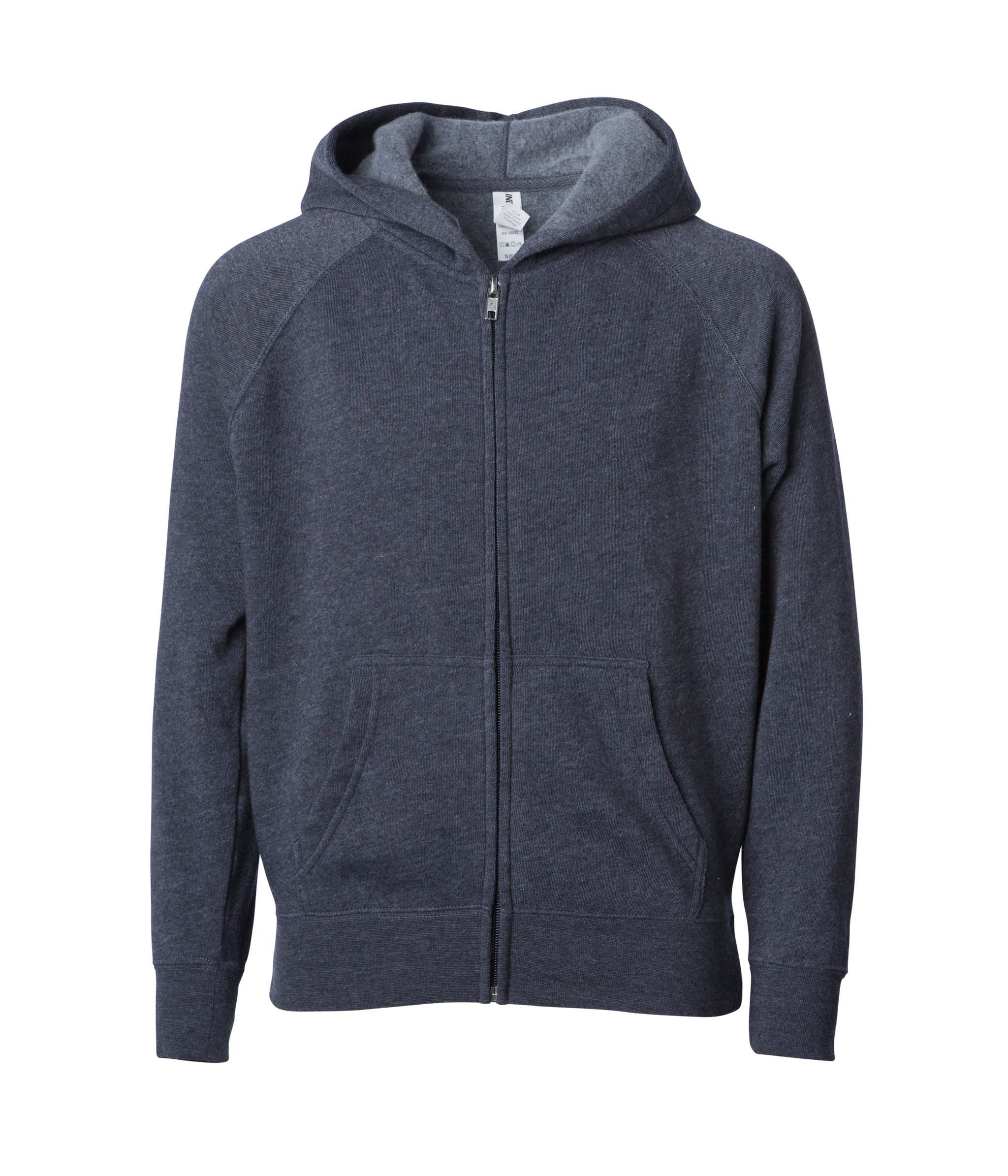 PRM15YSBZ - Youth Lightweight Special Blend Raglan Zip Hood