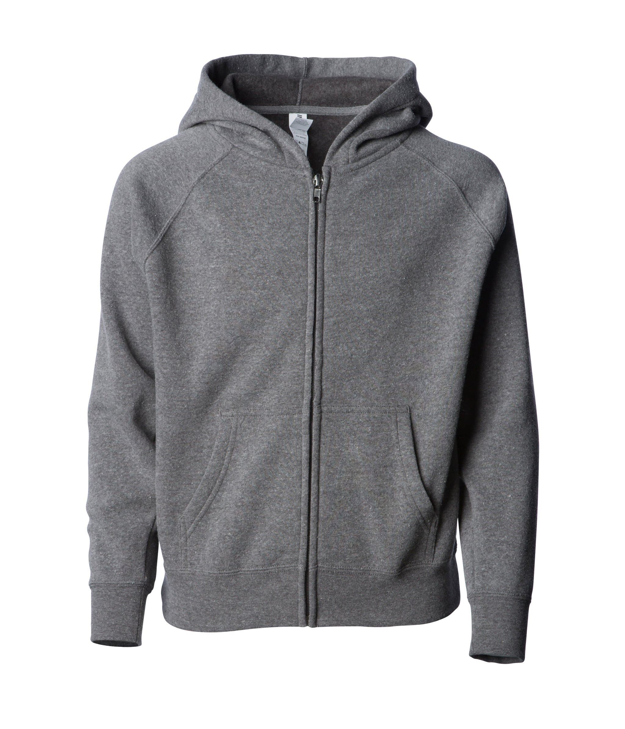 PRM15YSBZ - Youth Lightweight Special Blend Raglan Zip Hood
