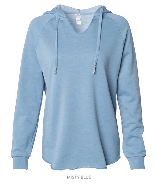 PRM2500 - Women's California Wave Wash Hooded Pullover
