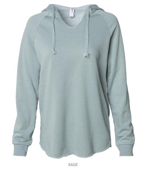 PRM2500 - Women's California Wave Wash Hooded Pullover