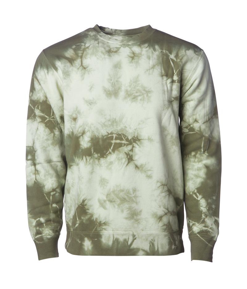 PRM3500TD - Unisex Midweight Tie Dye Crew
