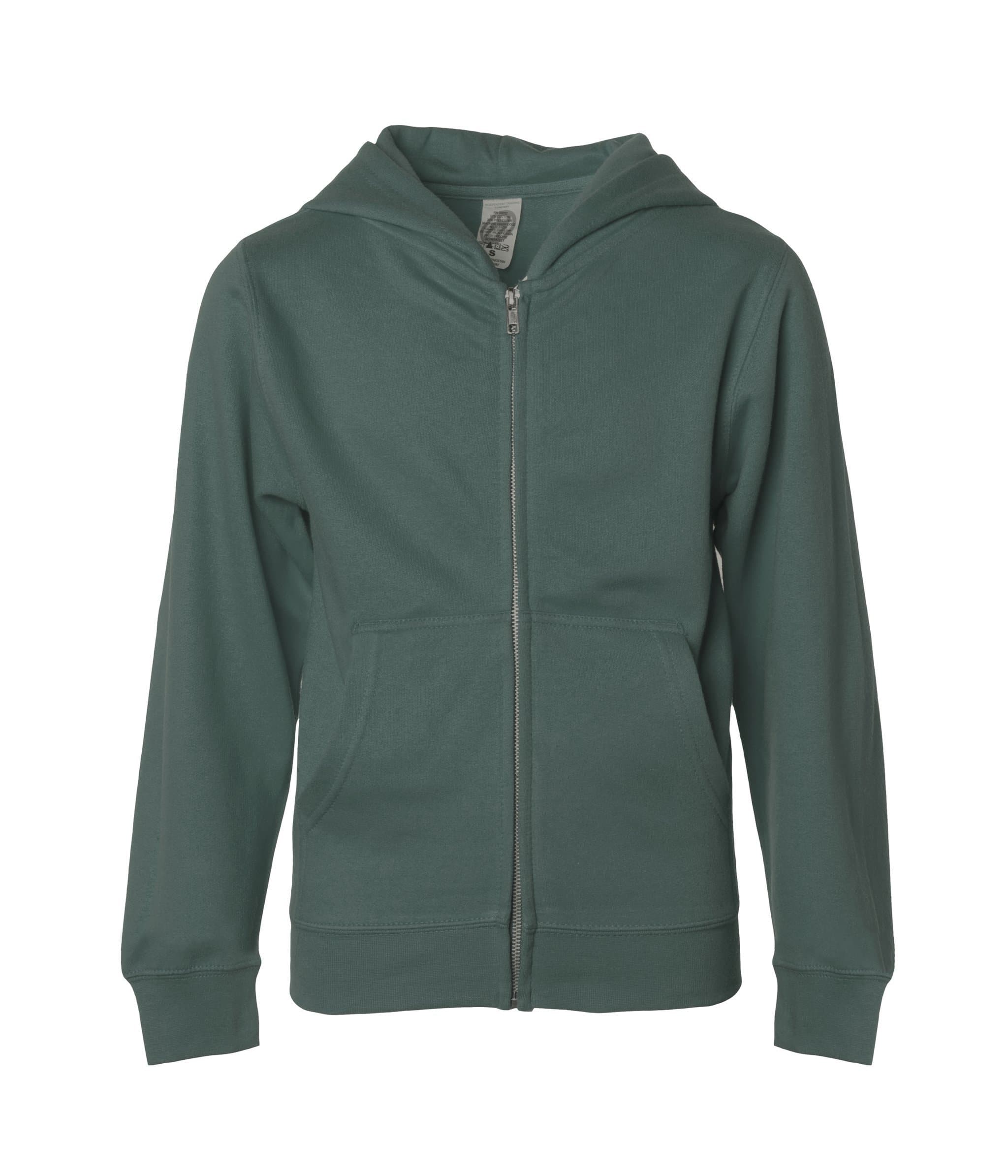 SS4001YZ - Youth Midweight Zip Hooded Sweatshirt