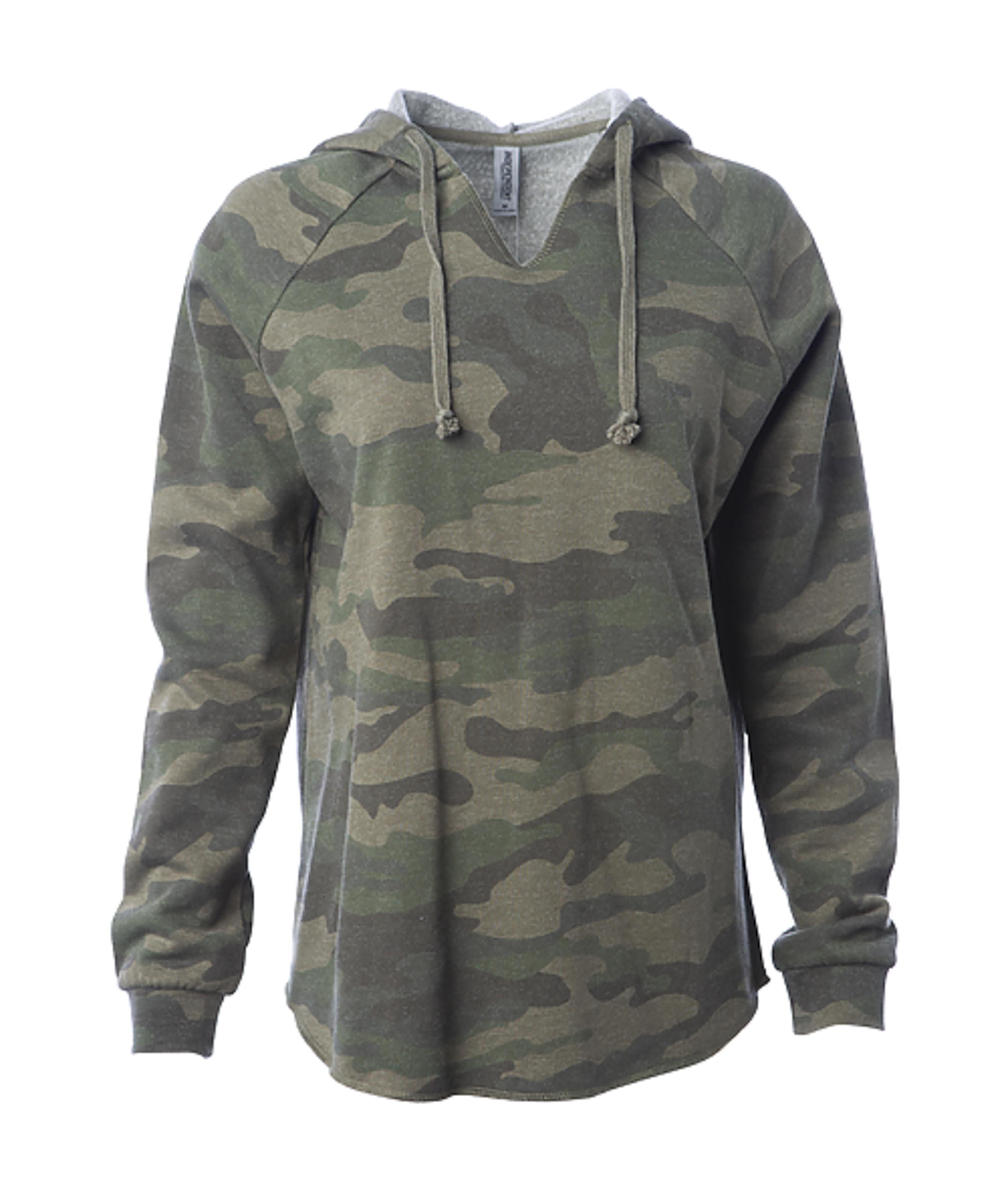 PRM2500 - Women's California Wave Wash Hooded Pullover