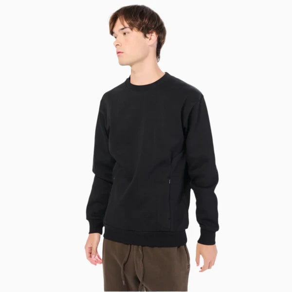 7115 - Crewneck With Invisible Zip