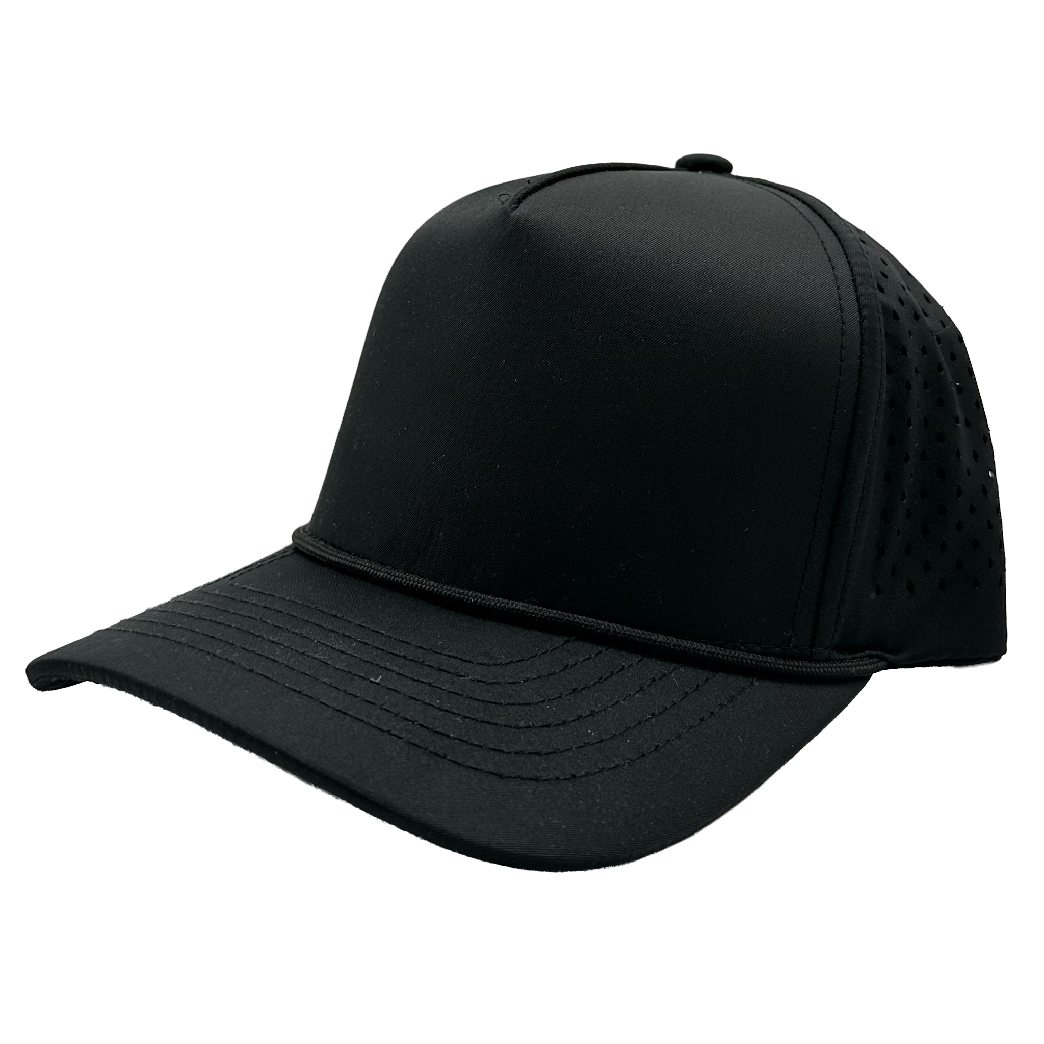 GNV-DT724P - 5 Panels Droplets W/String Curved Bill