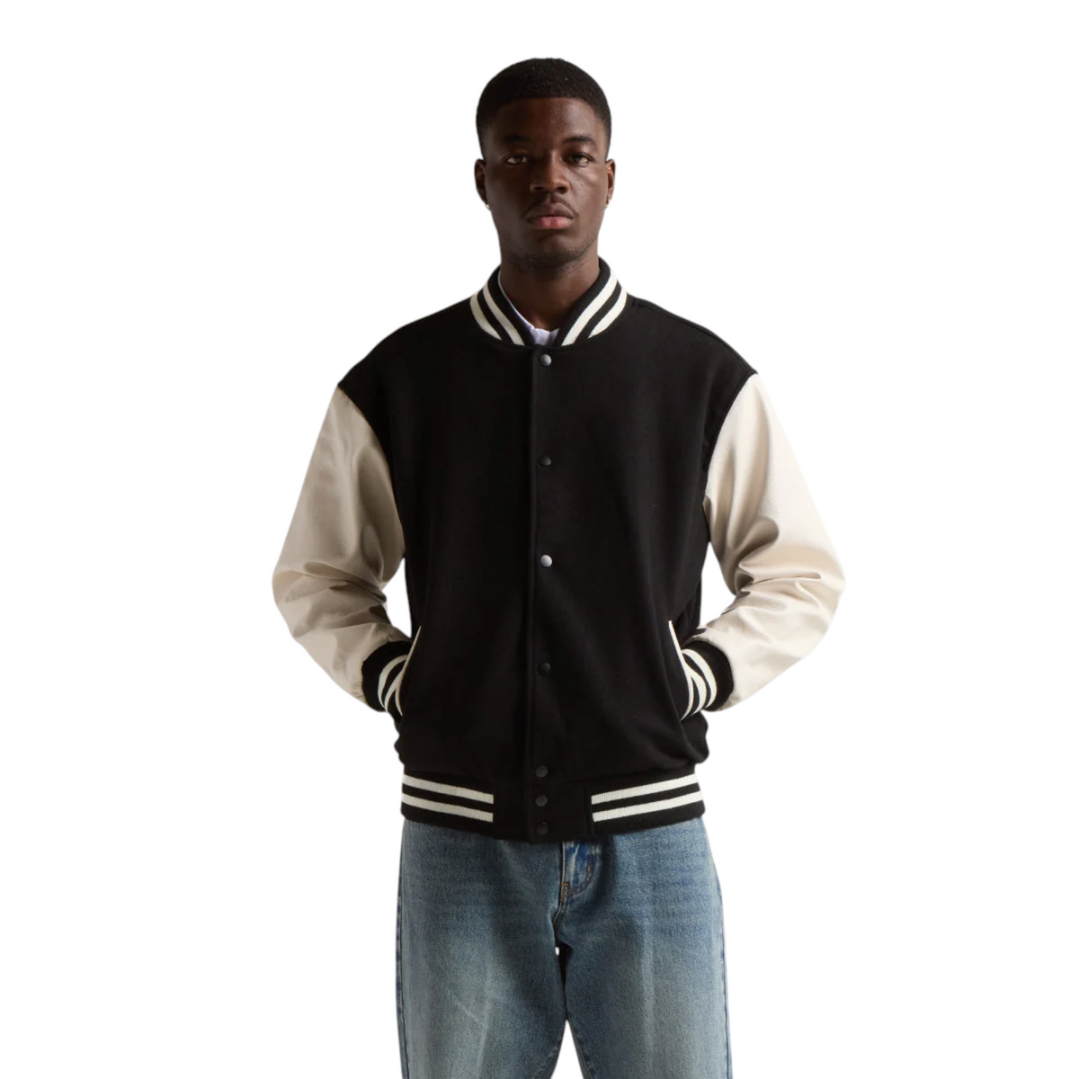 Leather Letterman Jacket