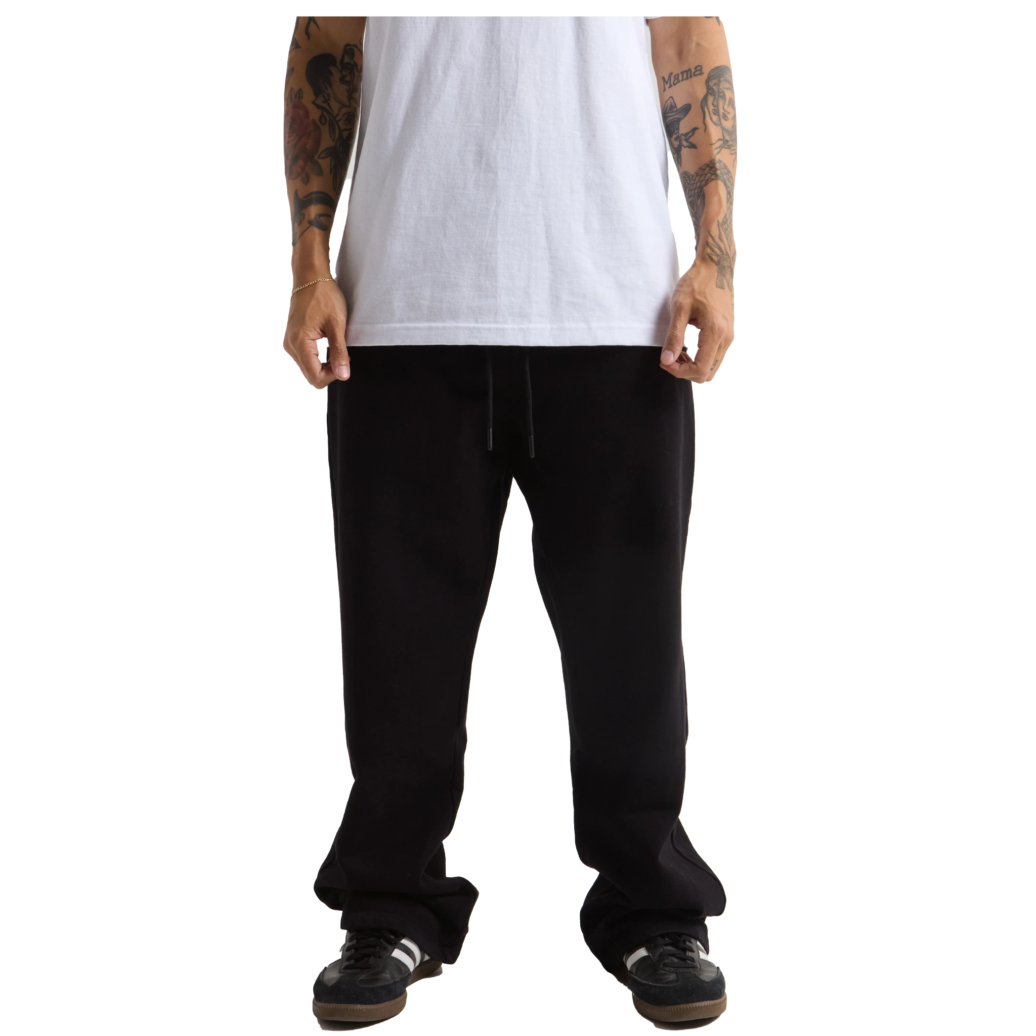 Garment Dye Straight Leg Baggy Sweatpants - 13.5 oz