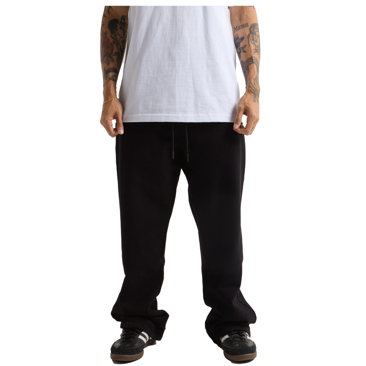 Garment Dye Straight Leg Baggy Sweatpants - 13.5 oz