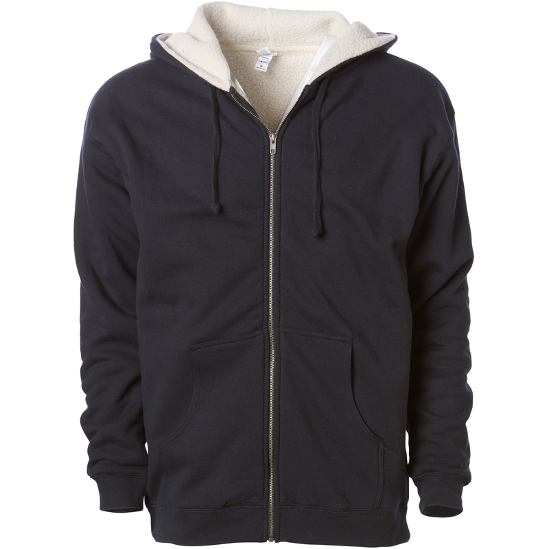 EXP40SHZ - Sherpa Lined Zip Hooded Sweatshirt