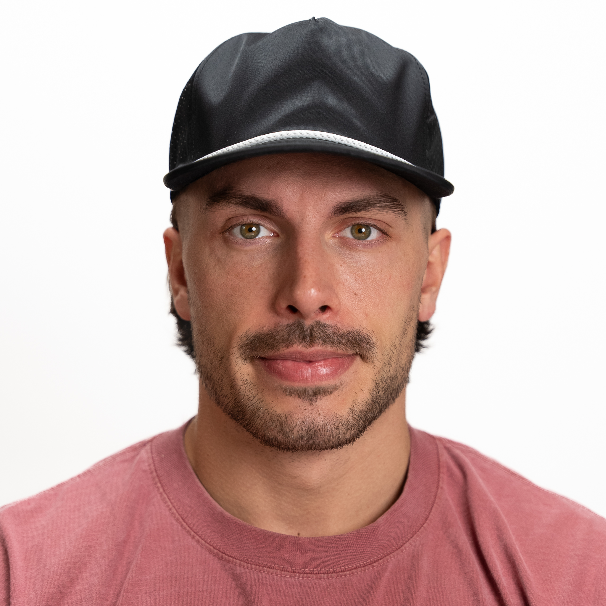 GNV-DT724FV - 5 Panels Droplets Mesh W/String Flat Bill