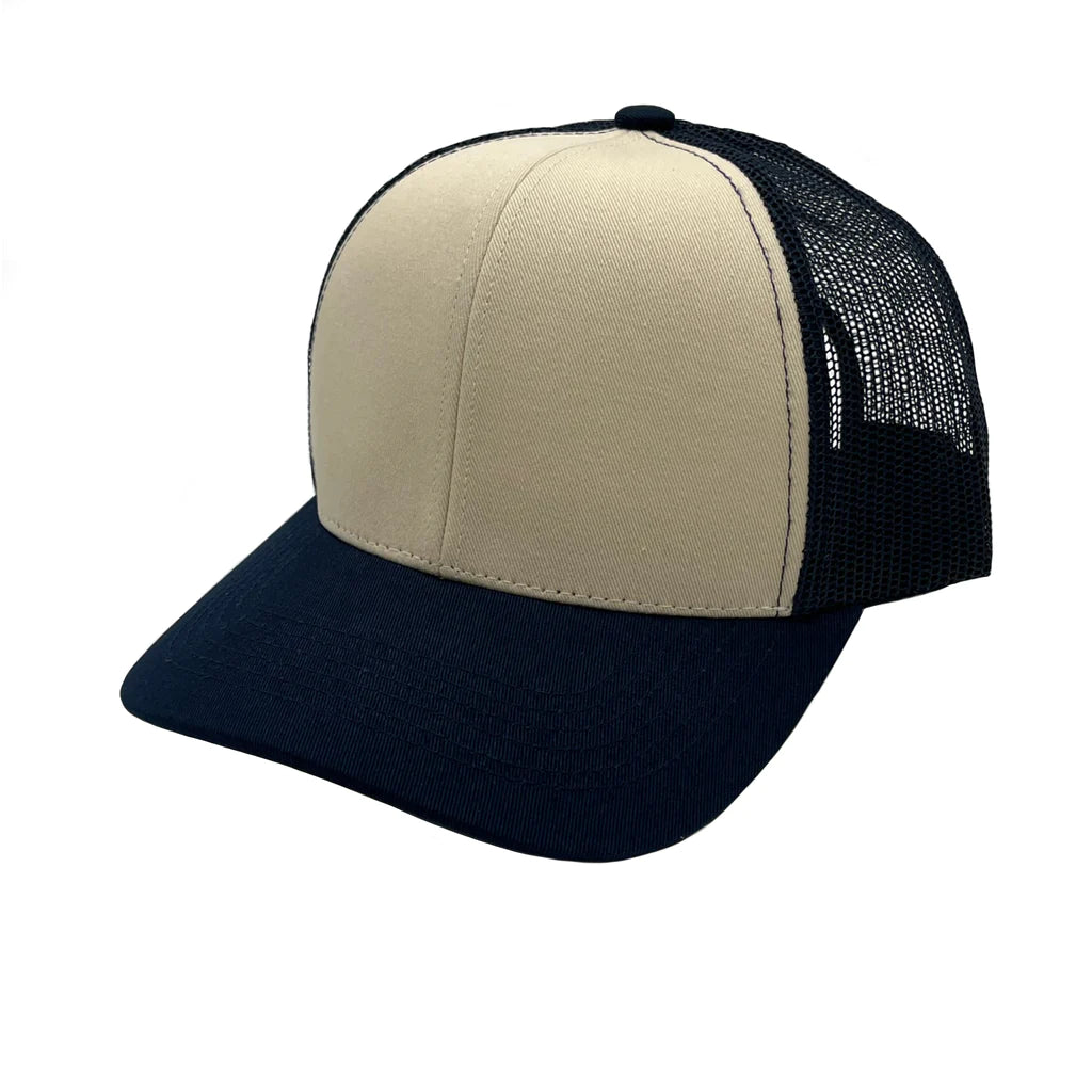 GNV-003M - Premium Pro Style 6 Panels Mesh Trucker Cap