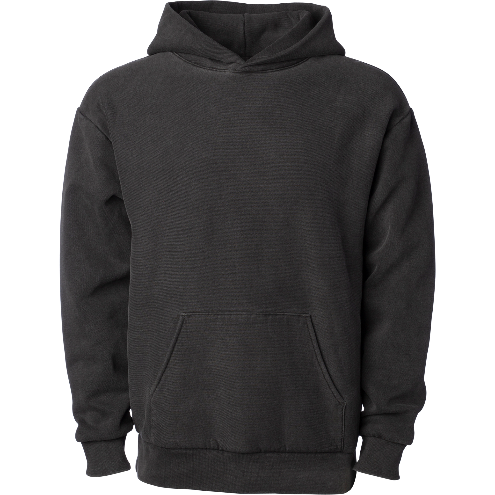 COLOR STITCHING OVERSIZED PULLOVER HOODIE L