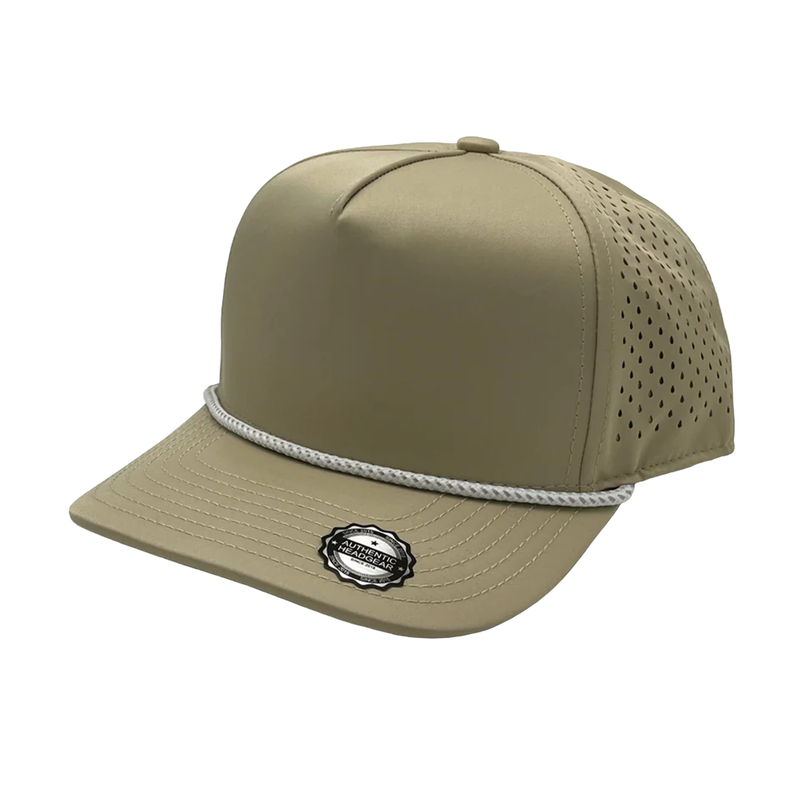 GNV-DT724P - 5 Panels Droplets W/String Curved Bill