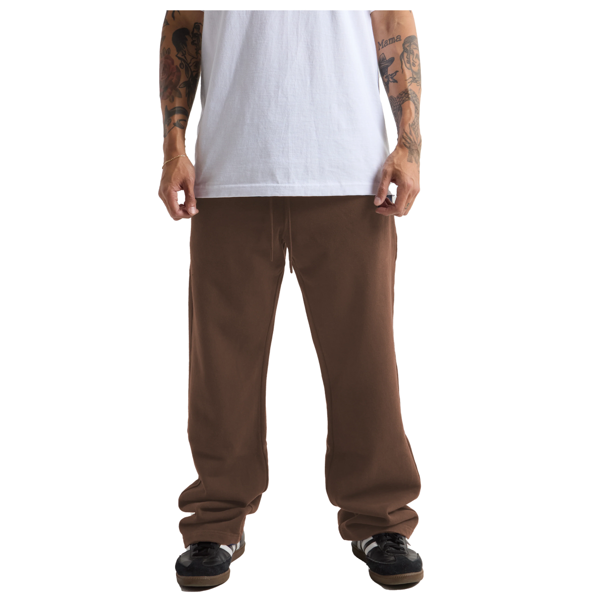 Garment Dye Straight Leg Baggy Sweatpants - 13.5 oz