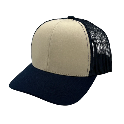GNV-003M - Premium Pro Style 6 Panels Mesh Trucker Cap