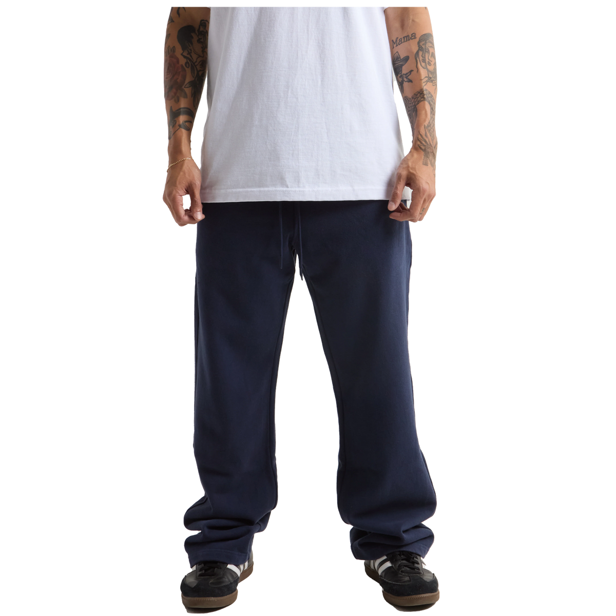 Garment Dye Straight Leg Baggy Sweatpants - 13.5 oz