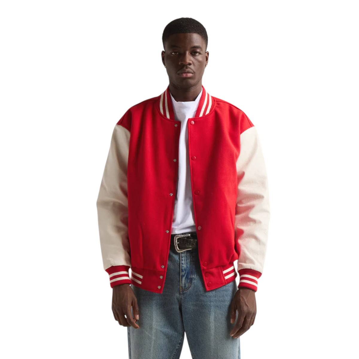 Leather Letterman Jacket