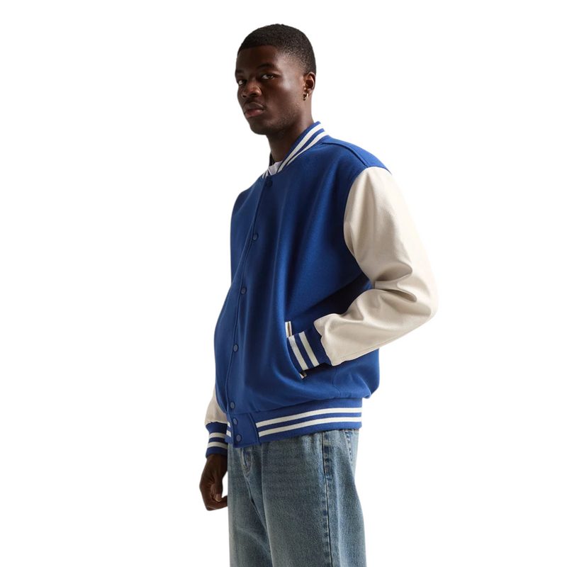 Leather Letterman Jacket