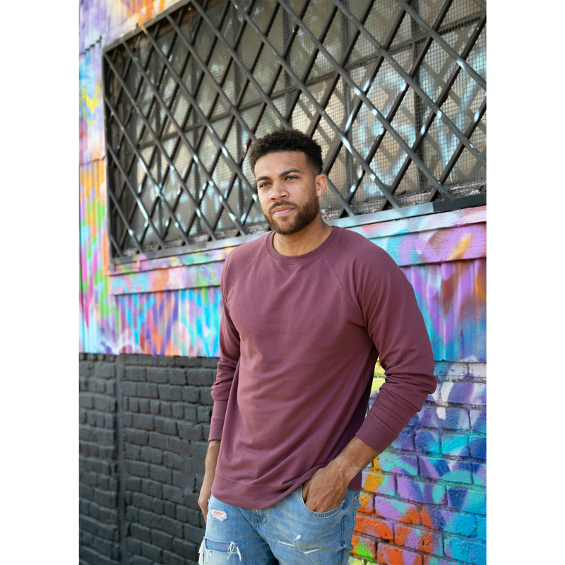 SS1000C - Unisex Lightweight Loopback Terry Crew