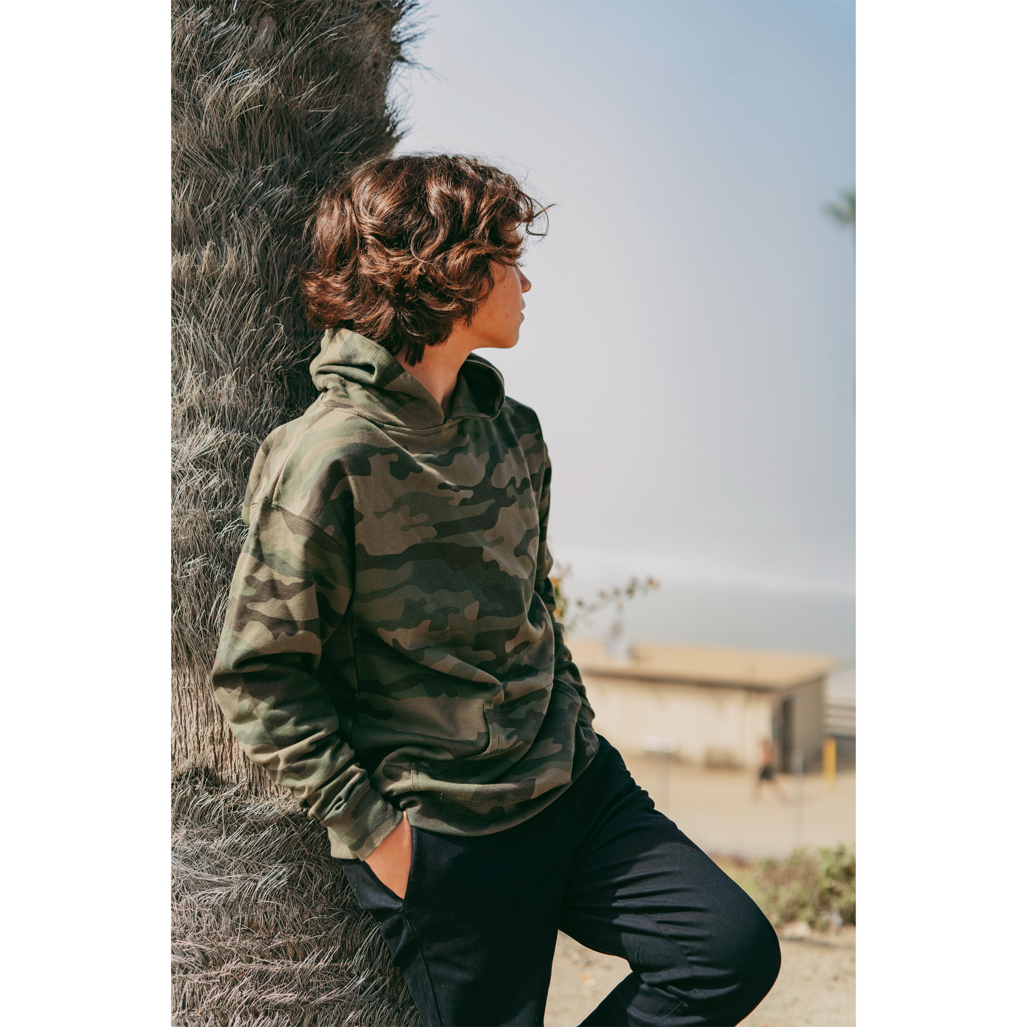 SS4001Y - Youth Midweight Pullover Hooded Sweatshirt