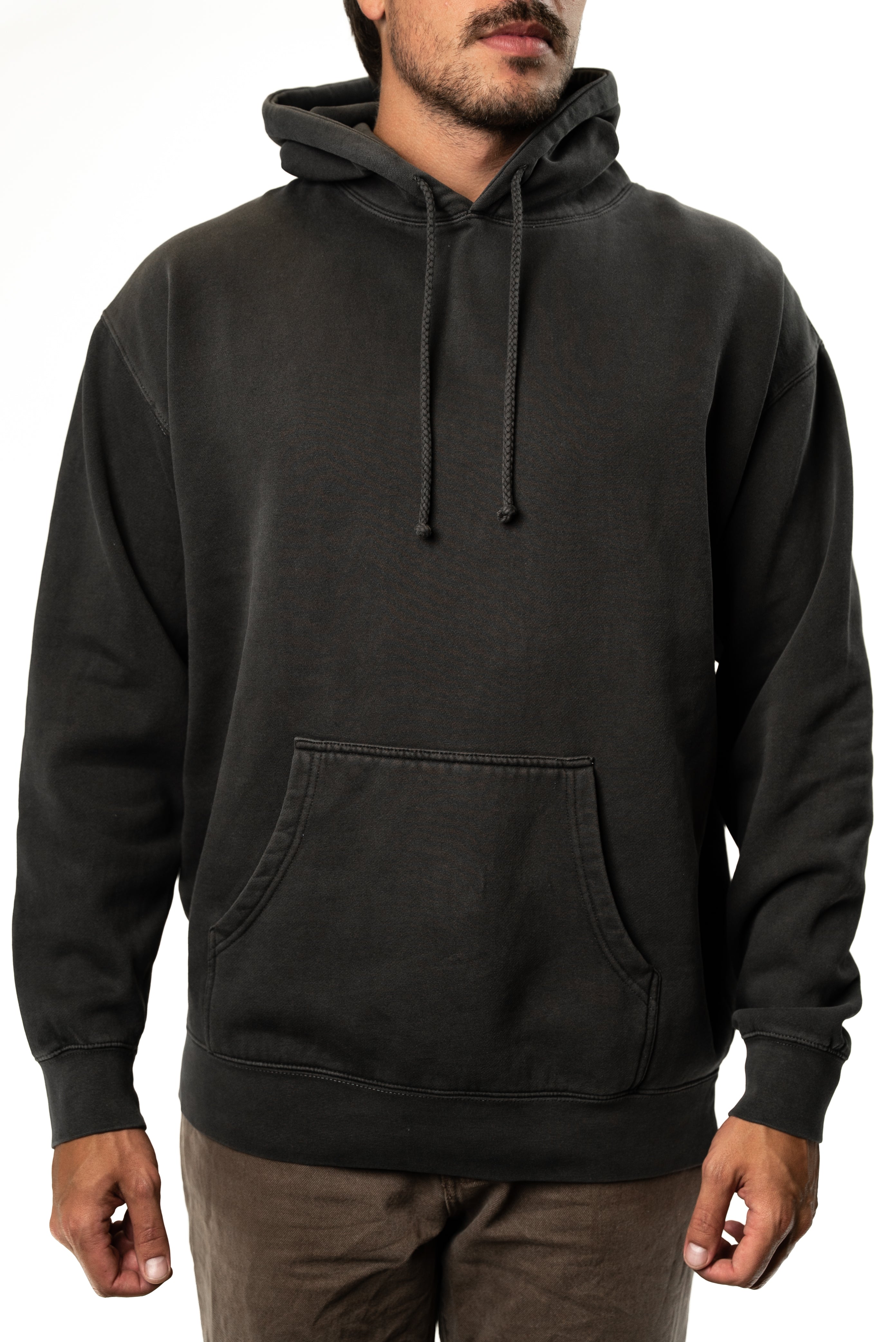 IND4000PD - Heavyweight Pigment Hooded Pullover