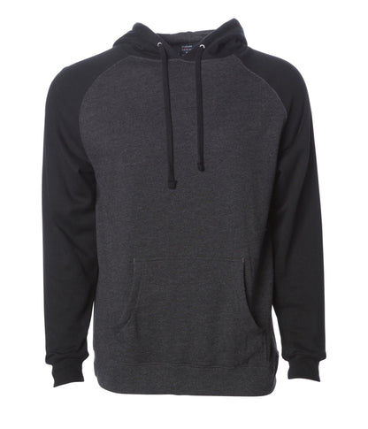 IND40RP - Raglan Hooded Pullover Sweatshirt