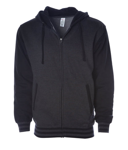 IND45UVZ - Unisex Heavyweight Varsity Zip Hood