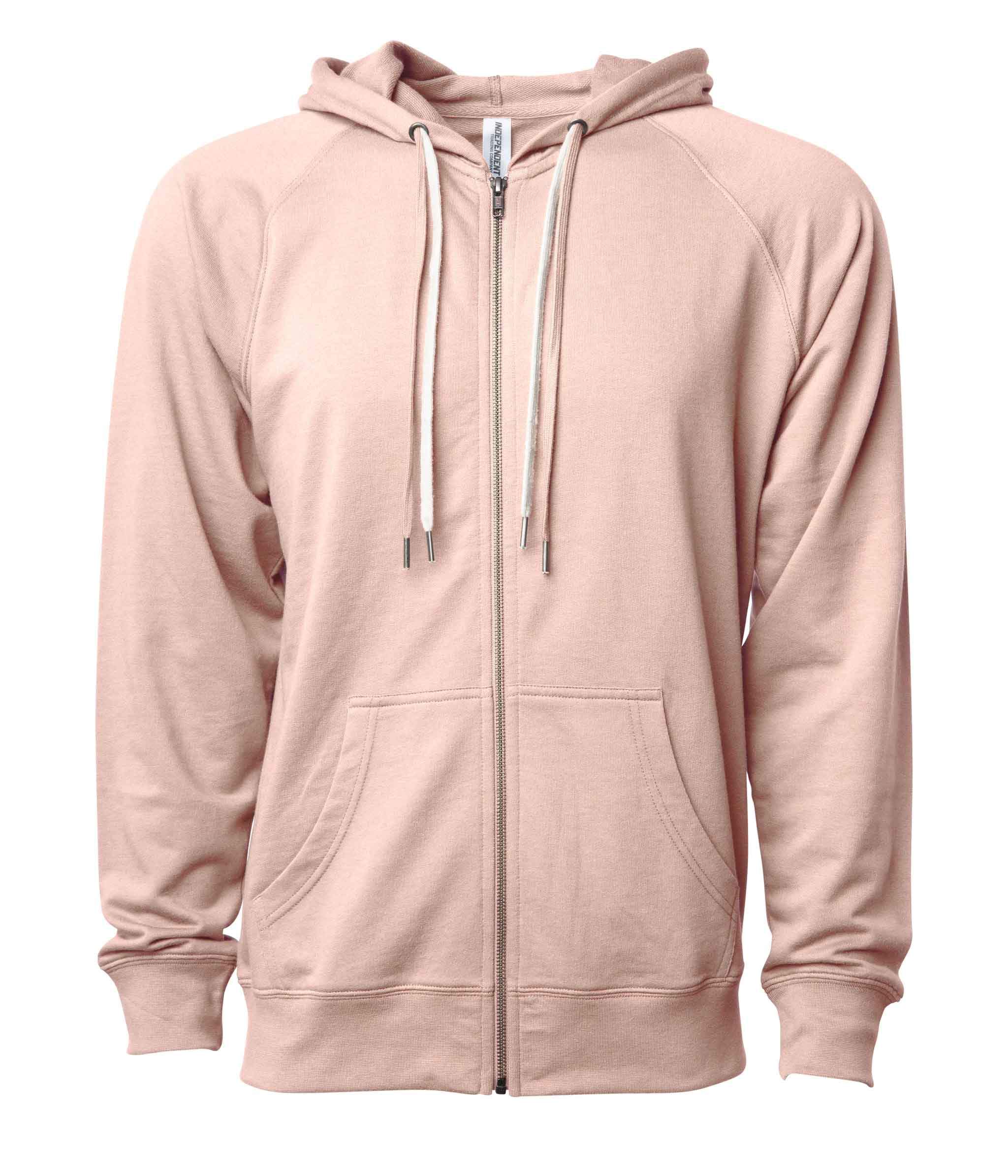 SS1000Z - Unisex Lightweight Loopback Terry Ziphood