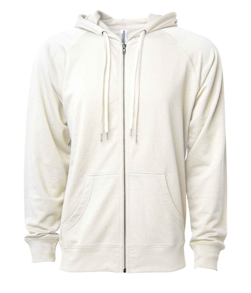 SS1000Z - Unisex Lightweight Loopback Terry Ziphood