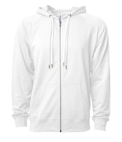 SS1000Z - Unisex Lightweight Loopback Terry Ziphood