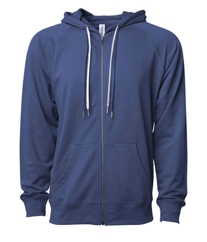 SS1000Z - Unisex Lightweight Loopback Terry Ziphood